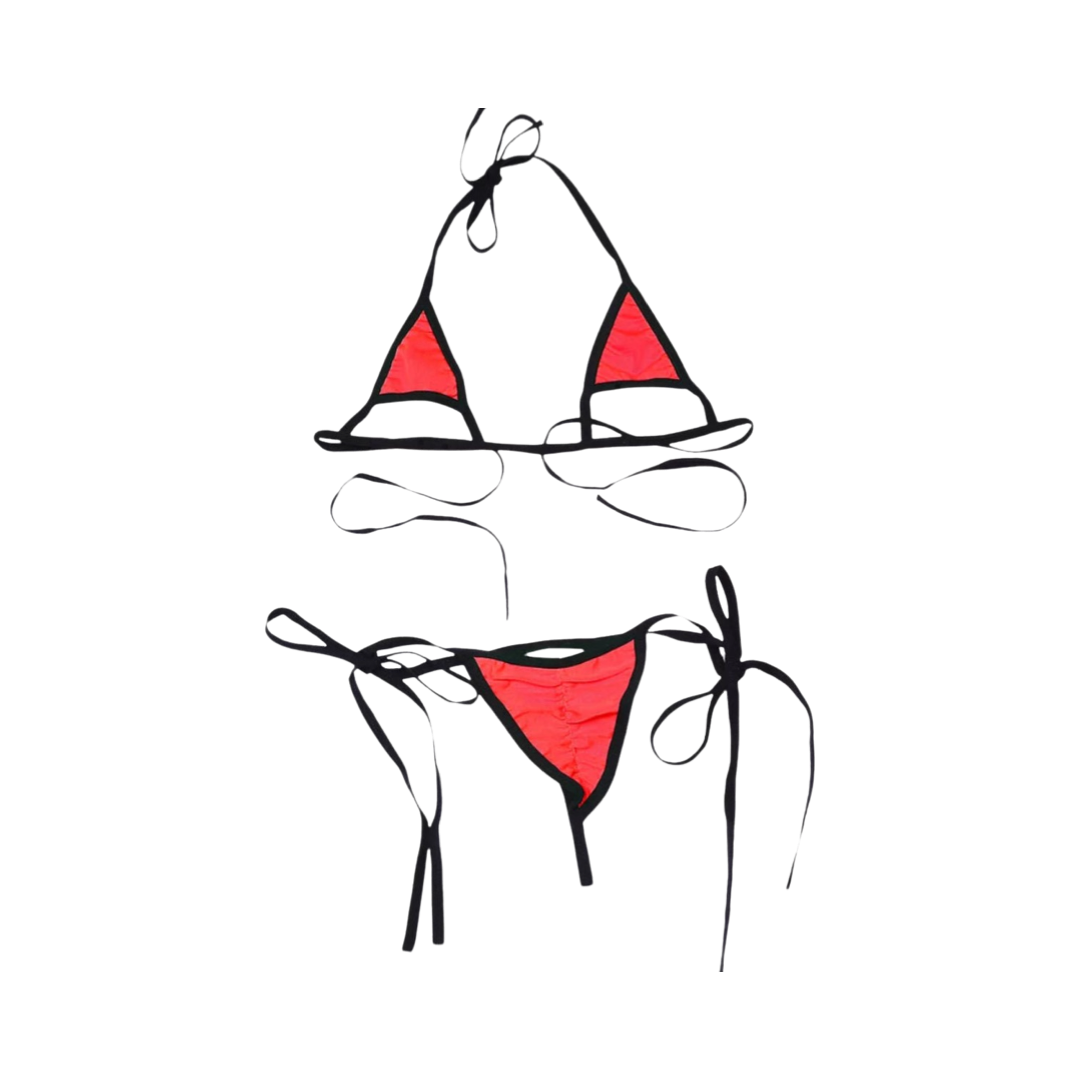 "Barely There" thong bikini