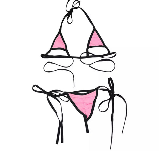 "Barely There" thong bikini