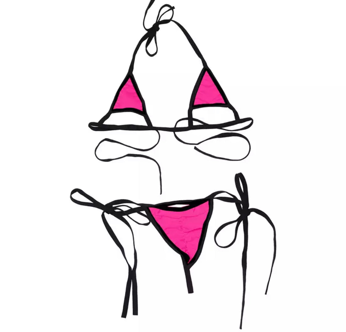 "Barely There" thong bikini