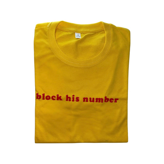 Block his number