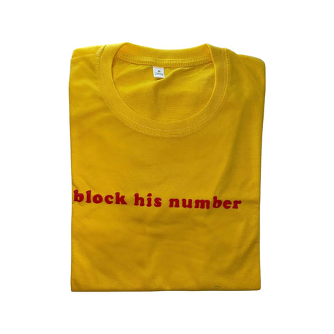 Block his number