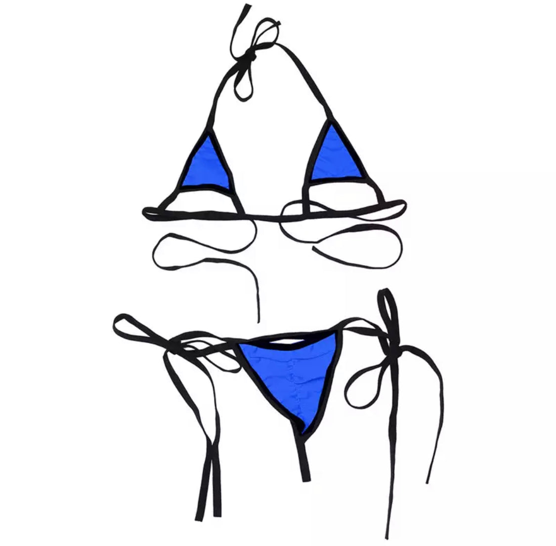 "Barely There" thong bikini